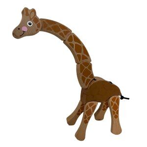 Melissa & Doug Giraffe Grasping Wooden Baby Toy First Play 1+ Years 12"